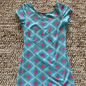 Mahi Gold Geometric Mini Dress